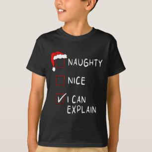 Camiseta Bela Lista Que Eu Posso Explicar Xmas Men Chr