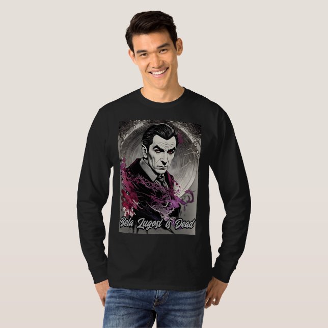 Camiseta Bela Lugosi é Morto - Arte Retroativa (Frente Completa)