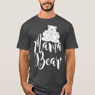 Camiseta Bela mãe bicho Urso Urso Urso Mamãe Mãe B