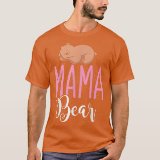 Camiseta Bela mãe de Mamãe Urso Urso-da-Família Urso-da-Mãe