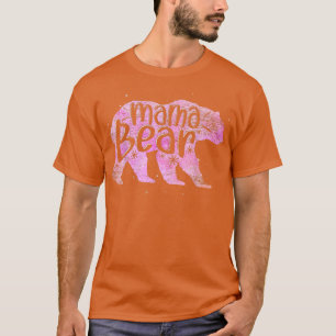 Camiseta Bela Mamãe De Urso Bastante Animal Mãe Ursa Famíli