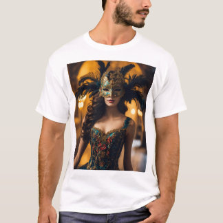 Camiseta "Bela máscara: Camisa-T masculina inspirada por mu