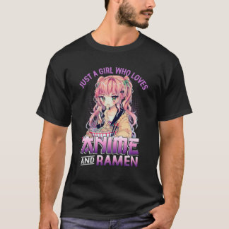 Camiseta Bela Menina Que Ama Anime