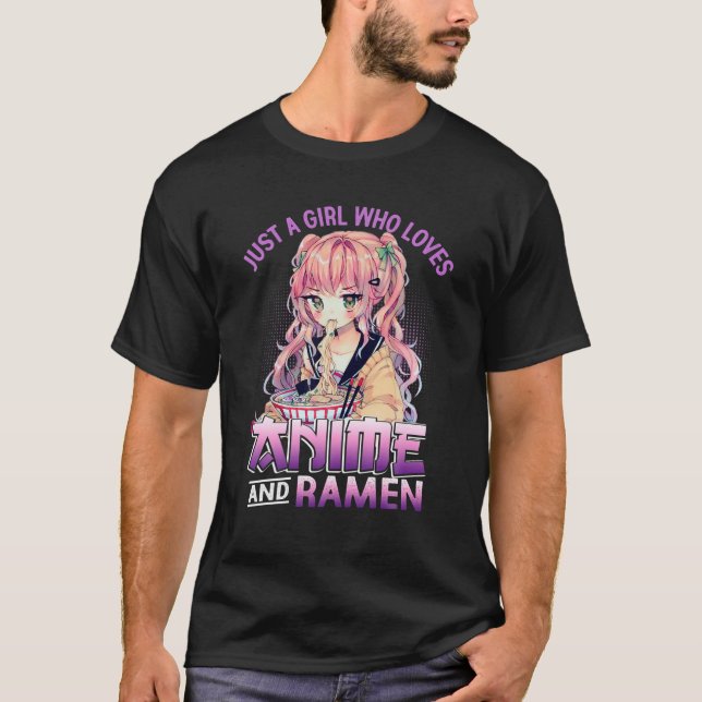 Camiseta Bela Menina Que Ama Anime (Frente)