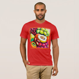 Camiseta Bela Mistura de Frutas com Uvas Pintura. Compre Ag