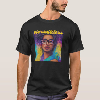 Camiseta Bela Mulher Linda E Belga Em Óculos Com Geleia