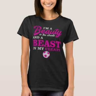 Camiseta Bela Na Besta Da Rua Em Minha Limpa Softball Mãe B