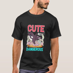 Camiseta Bela, Não Perigosa, Humor De Baleia Engraçada, Orc