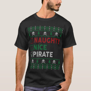 Camiseta Bela Noite Pirata Engraçado Presentes de Natal Che