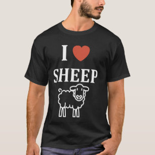 Camiseta Bela Ovelha Cita animais simples que eu amo Ovelha