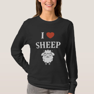 Camiseta Bela Ovelha Cita animais simples que eu amo Ovelha