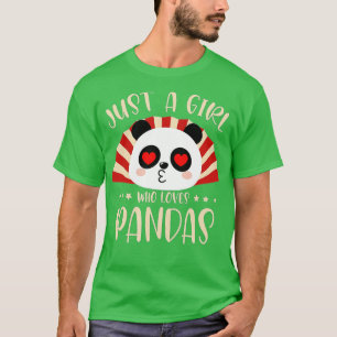 Camiseta Bela Panda Apenas Uma Menina Que Ama Pandas (6)