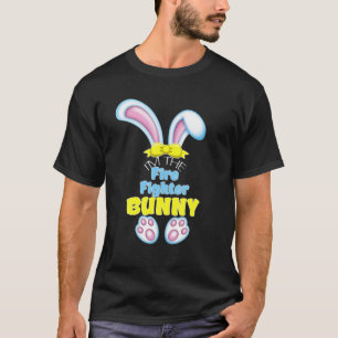 Camiseta Bela Páscoa, sou o coelhinho de bombeiros essencia