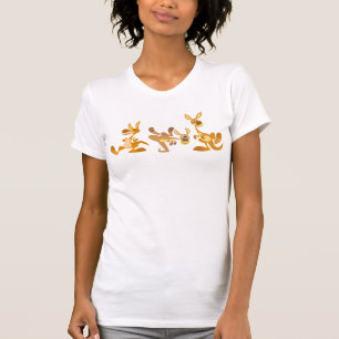 Camiseta Bela peça de cartoon Kangaroos Mulheres T-Shirt