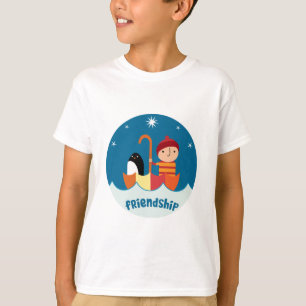 Camiseta Bela Pré-Escola K Perdida E Encontrada Amizade