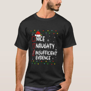 Camiseta Bela prova imprópria de Papais noeis de Natal