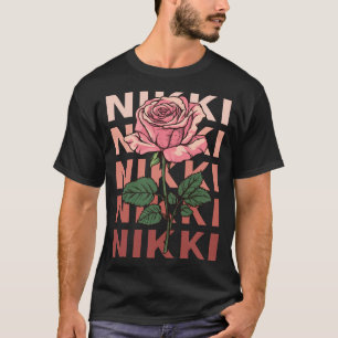 Camiseta Bela Rosa - Nikki Nome