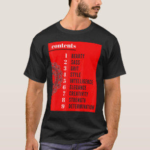 Camiseta Bela Sass Grit Style Intelligence Elegance Creat