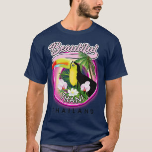 Camiseta bela tailândia tailandesa