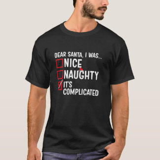 Camiseta Bela travessura É Complicado Papais noeis Engraçad