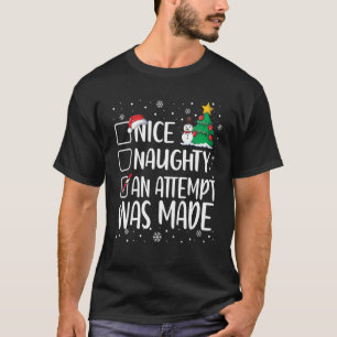 Camiseta Bela travessura Foi Feita Uma Tentativa De Natal P