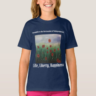 Camiseta Bela Vida, Liberdade e Perseguição da Felicidade