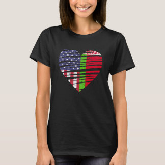 Camiseta Belarus American Grown Heart USA Patriot Heritage