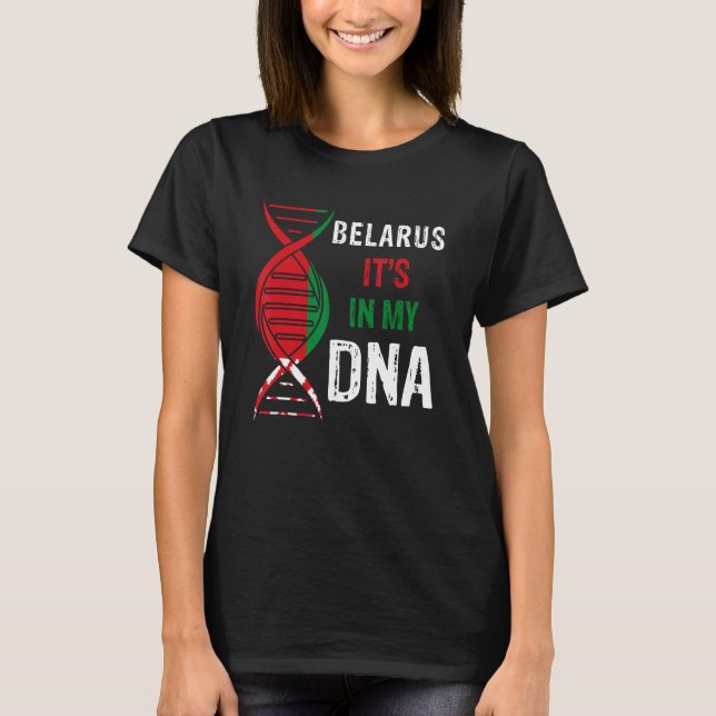 Camiseta Belarus It s In My DNA Proud Belarusian Belarus Fl (Frente)
