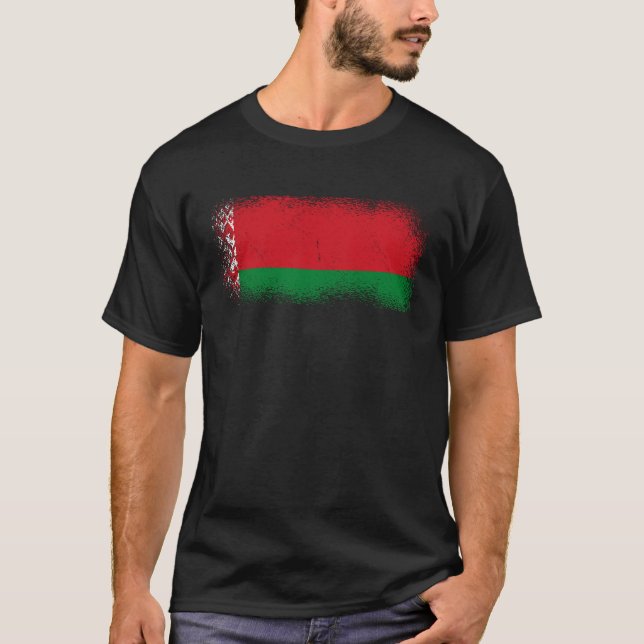 Camiseta Belarusian Flag Belarus (Frente)
