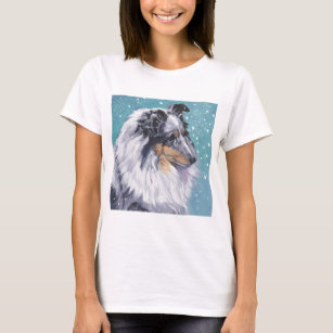 Camiseta Belas artes bonitas do Sheepdog de Sheltie