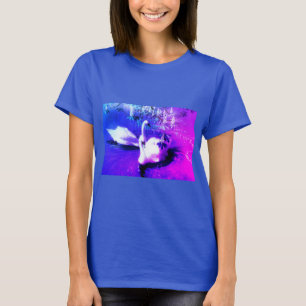 Camiseta Belas aves de cisne