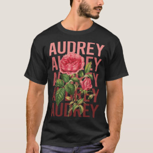 Camiseta Belas Rosas - Nome Audrey