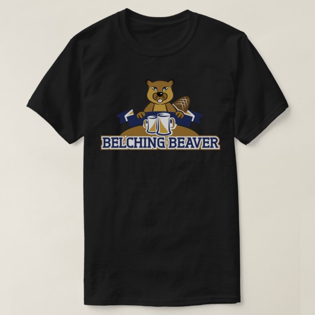 Camiseta Belching Beaver Brewery Logo 11 Classic T-Shirt (Frente do Design)