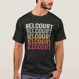 Camiseta Belcourt North Dakota Belcourt ND Retro Vintage Te