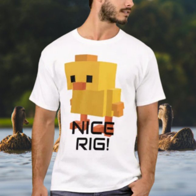 Camiseta Belê Equipamento! Bloqueia Pato de Borracha (Criador carregado)