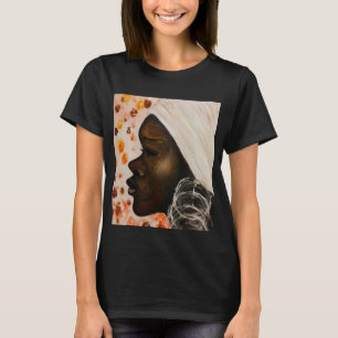 Camiseta Beleza Africana - Pintura Watercolor -