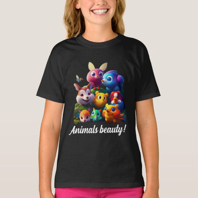 Camiseta Beleza animal (Frente)