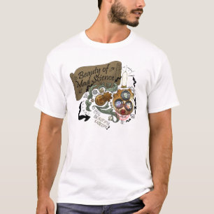Camiseta Beleza da ciência louca - homens