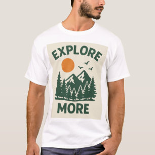 Camiseta Beleza da Natureza - Design de Arte Serene Paisage
