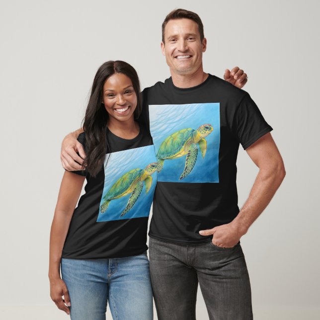 Camiseta Beleza da tartaruga (Unissex)