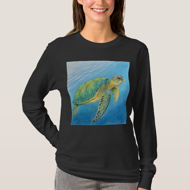Camiseta Beleza da tartaruga (Frente)