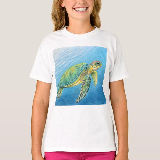 Camiseta Beleza da tartaruga (Frente)