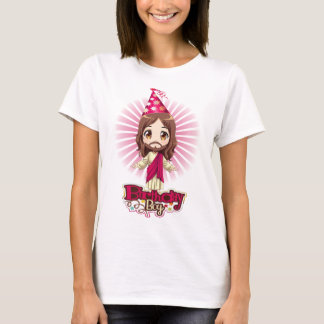 Camiseta Beleza das mulheres do menino do aniversário do