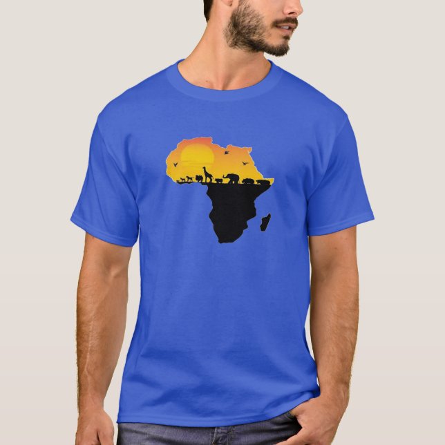 CAMISETA BELEZA DE ÁFRICA (Frente)