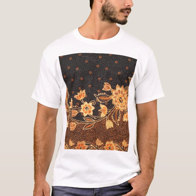 Camiseta Beleza de Batik, Indonésia malaia (Frente)