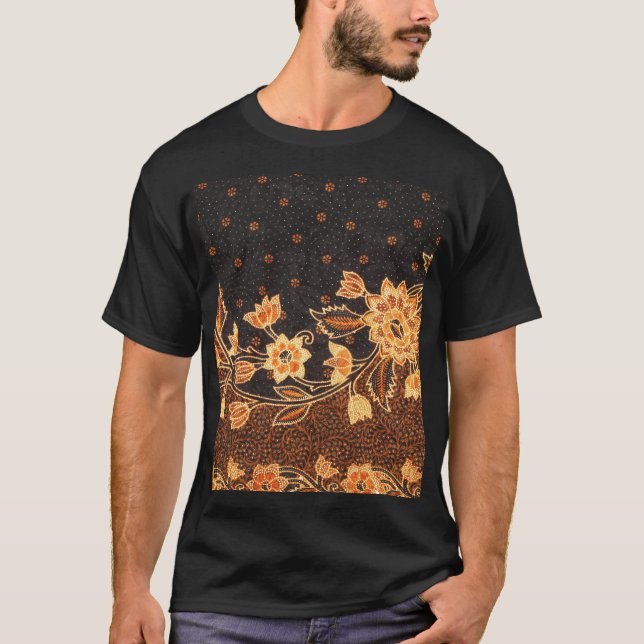 Camiseta Beleza de Batik, Indonésia malaia (Frente)
