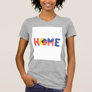 Camiseta Beleza de design de casa