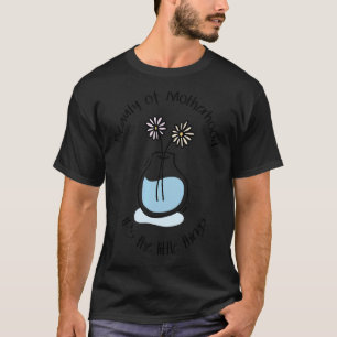 Camiseta Beleza dia de as mães da maternidade É o pequeno