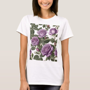 Camiseta "Beleza do Eterno: Rosas de visões provinciais rox
