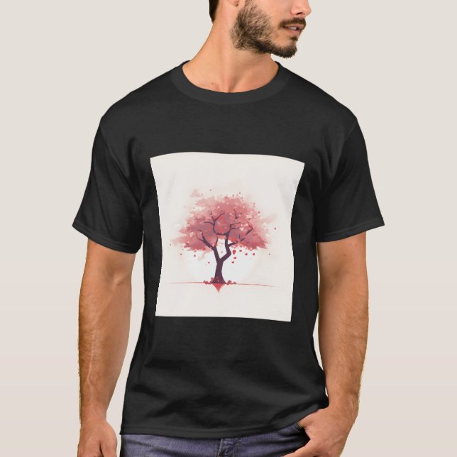 Camiseta Beleza do Flor do Pastel Primavera de Sussurro (Frente)